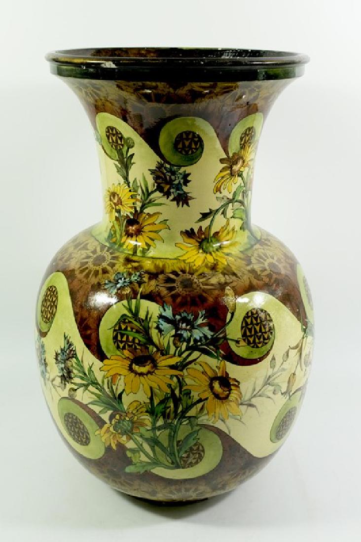 Florence Lewis for Doulton Lambeth, a large faience (1 of 5)