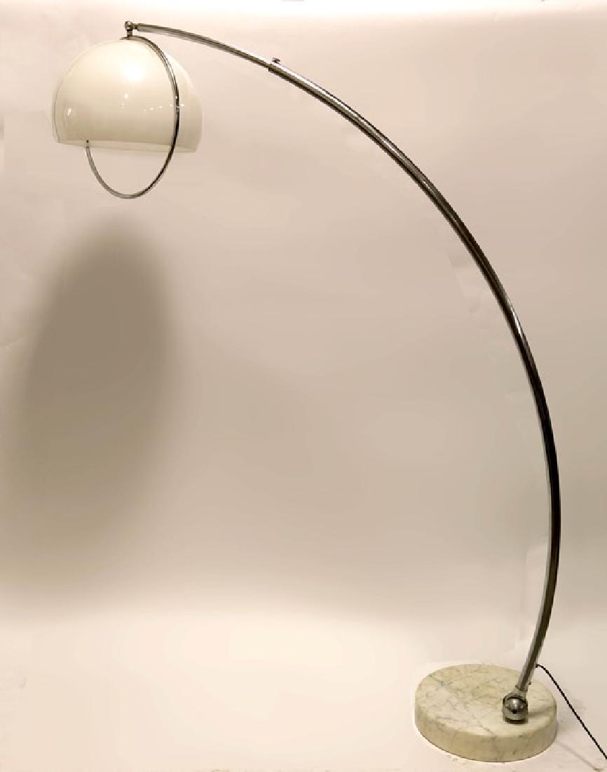 harvey guzzini arc floor lamp