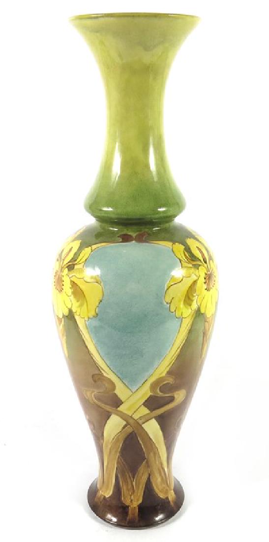Agnes Baigent for Doulton Lambeth, a faience vase, (1 of 7)