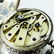 A Victorian silver fob watch on chain, chased, the dial - 4