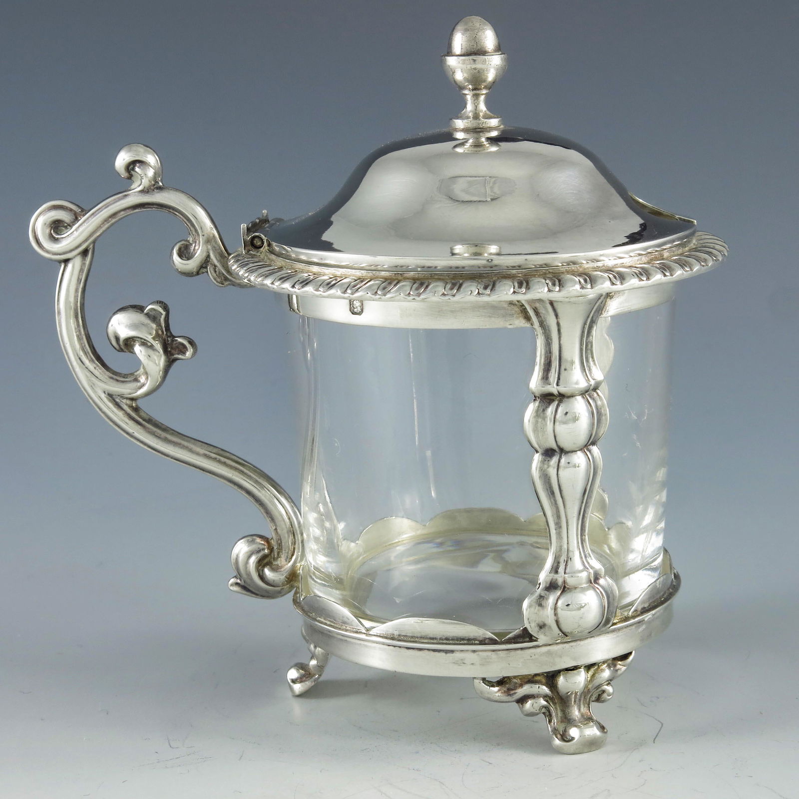 Emile Hugo, Paris circa 1860, a French silver mustard (1 of 7)