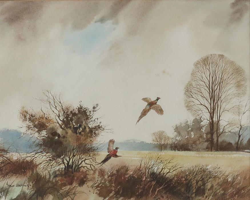 Lewis Howe Bennett (b.1936), Pheasants in Flight and (1 of 6)