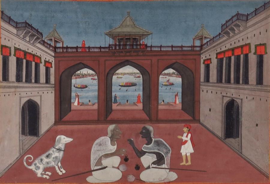 Indian/Jaipur School (circa 1780), Two Ascetics and a (1 of 5)