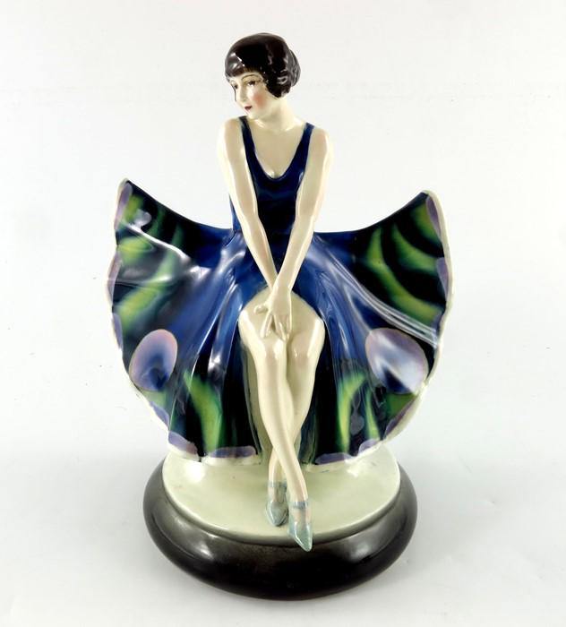 Josef Lorenzl for Goldscheider, Butterfly Lady, figure (1 of 7)