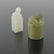 Two Chinese carved jade seals, both with lions to the - 2