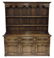 A George III style oak dresser and rack, the three bay - 2