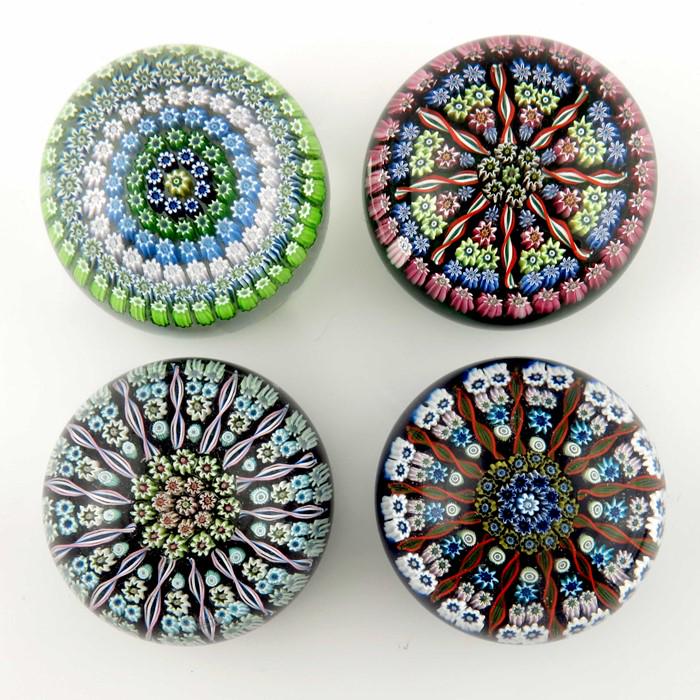 Perthshire, four concentric millefiori 2, three with (1 of 11)