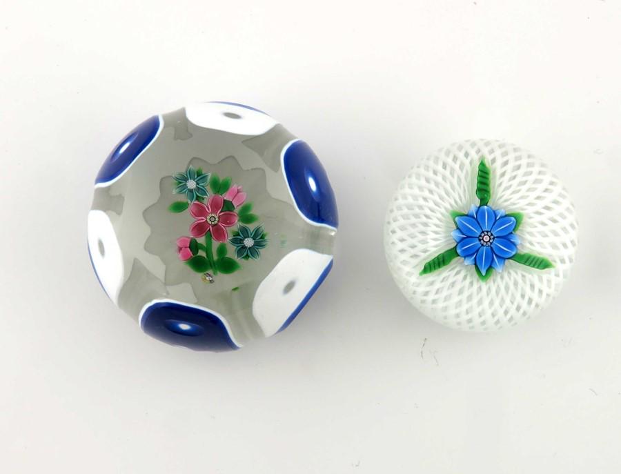 Perthshire, two floral 2, one double cased, faceted (1 of 5)