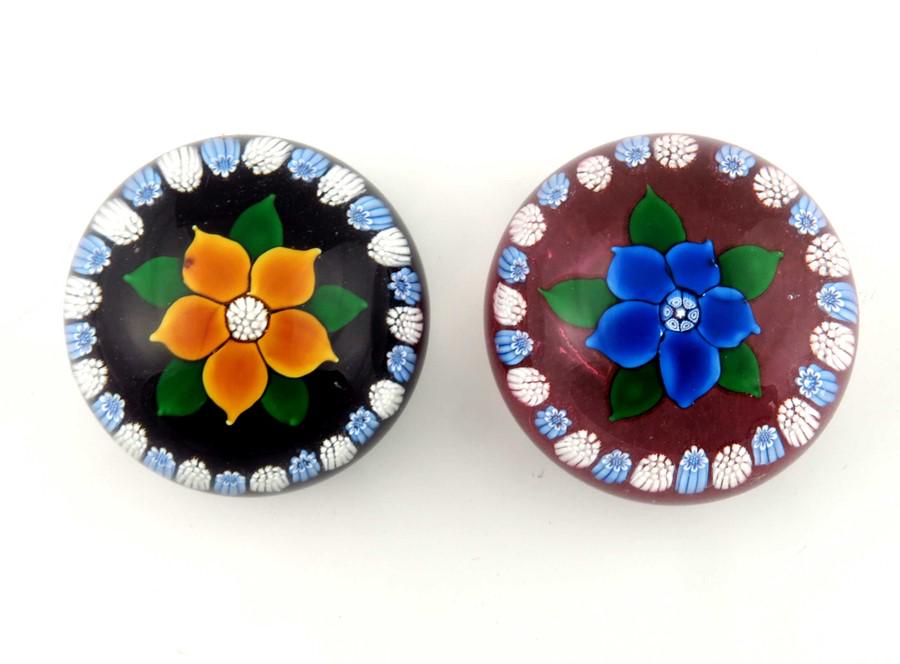 John Deacon, two floral 2, one blue clematis on a pink (1 of 5)