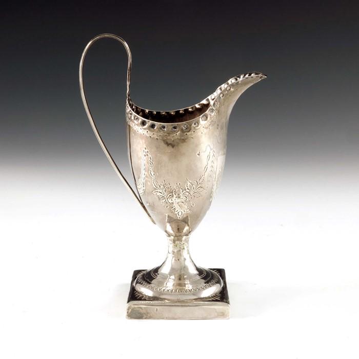 A George III silver jug, Samuel Godbehere and Edward (1 of 7)