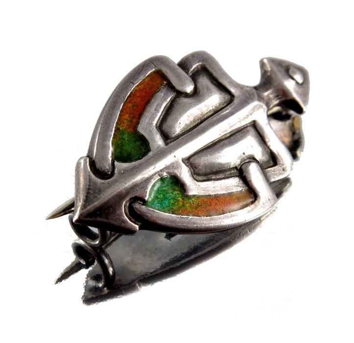 Liberty & Co., an Arts & Crafts silver and vari-hue ena (1 of 4)