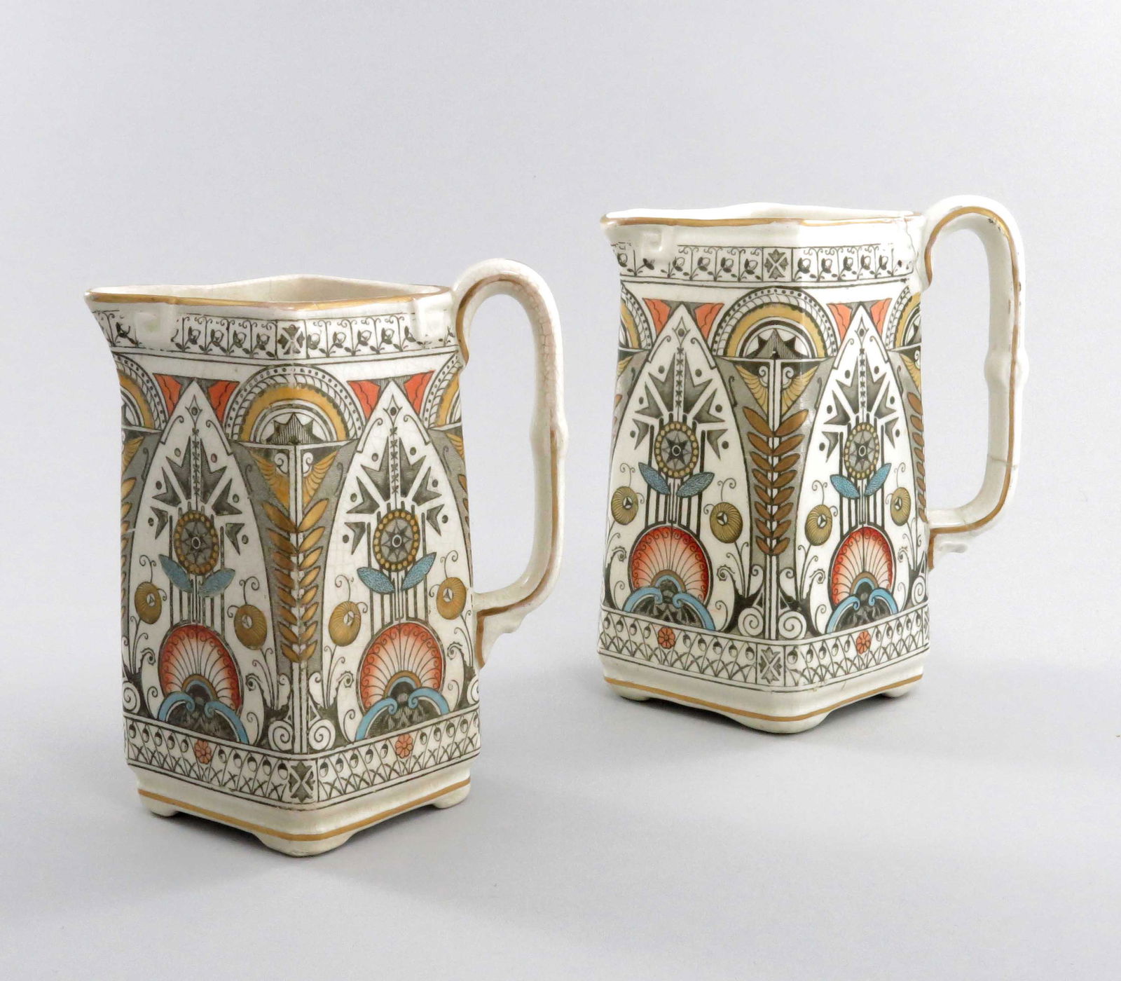 Christopher Dresser for Old Hall, a graduated pair of (1 of 9)