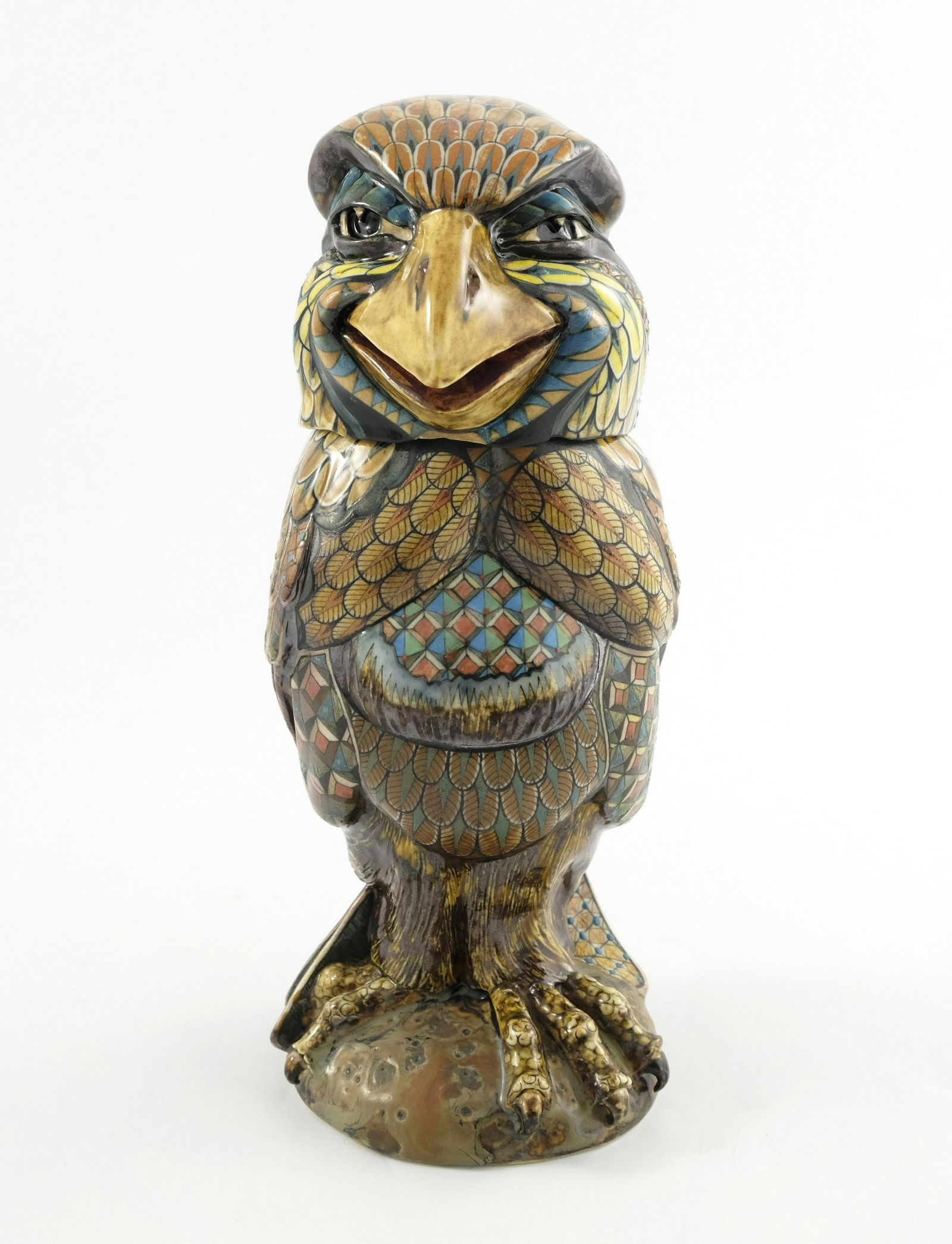 † David Burnham Smith, Finch, a modelled porcelain bir (1 of 7)