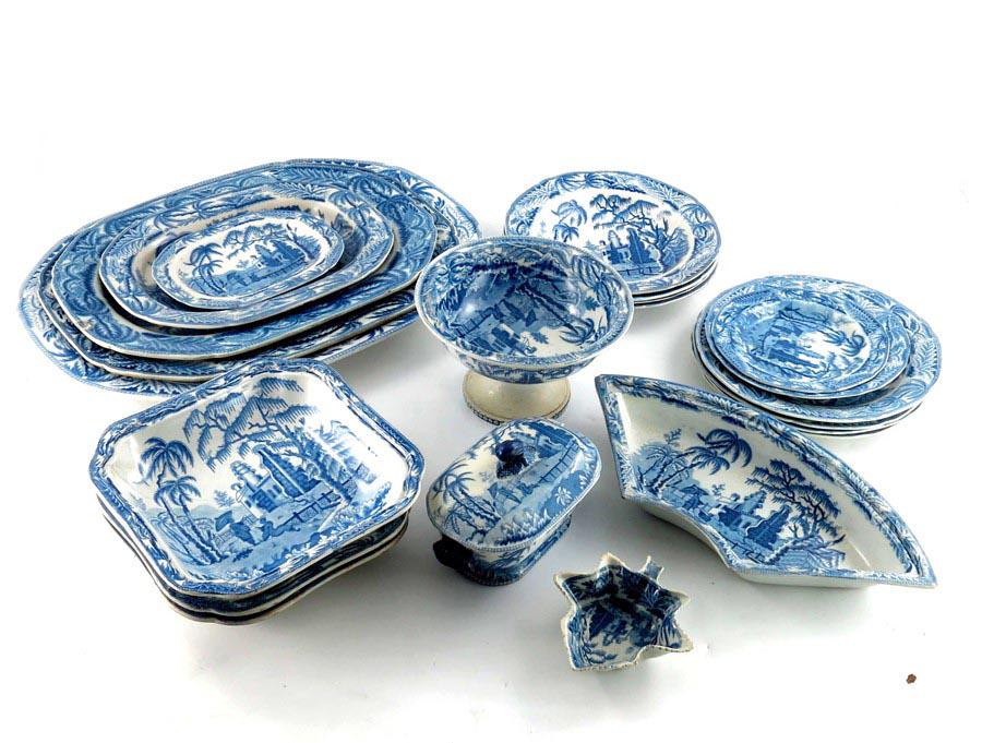 A Davenport blue and white part dinner s (1 of 9)