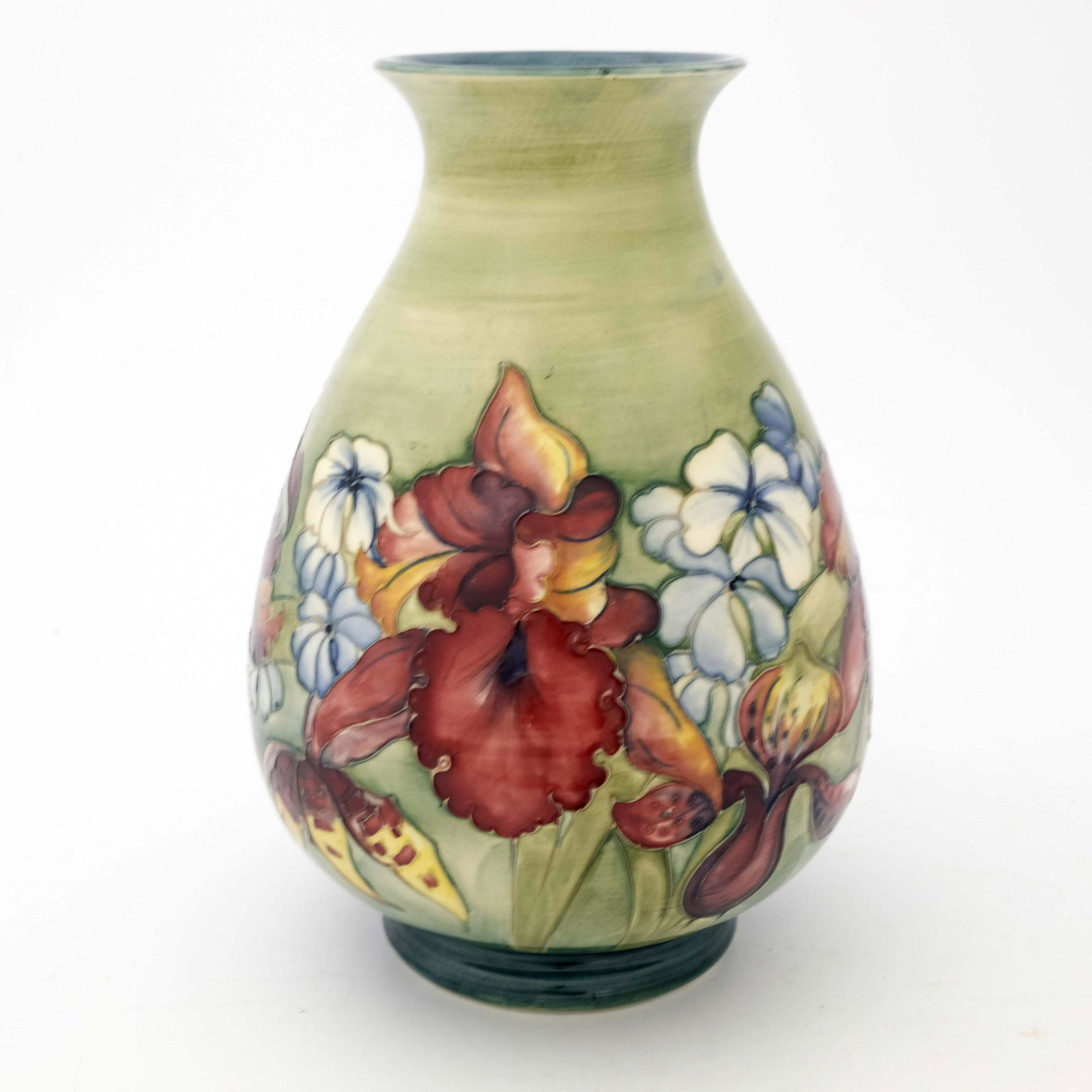 Walter Moorcroft, a large Orchid vase, c (1 of 5)
