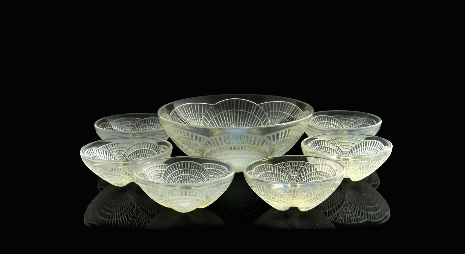 Rene Lalique, a Coquilles opalescent glass fruit s (1 of 5)