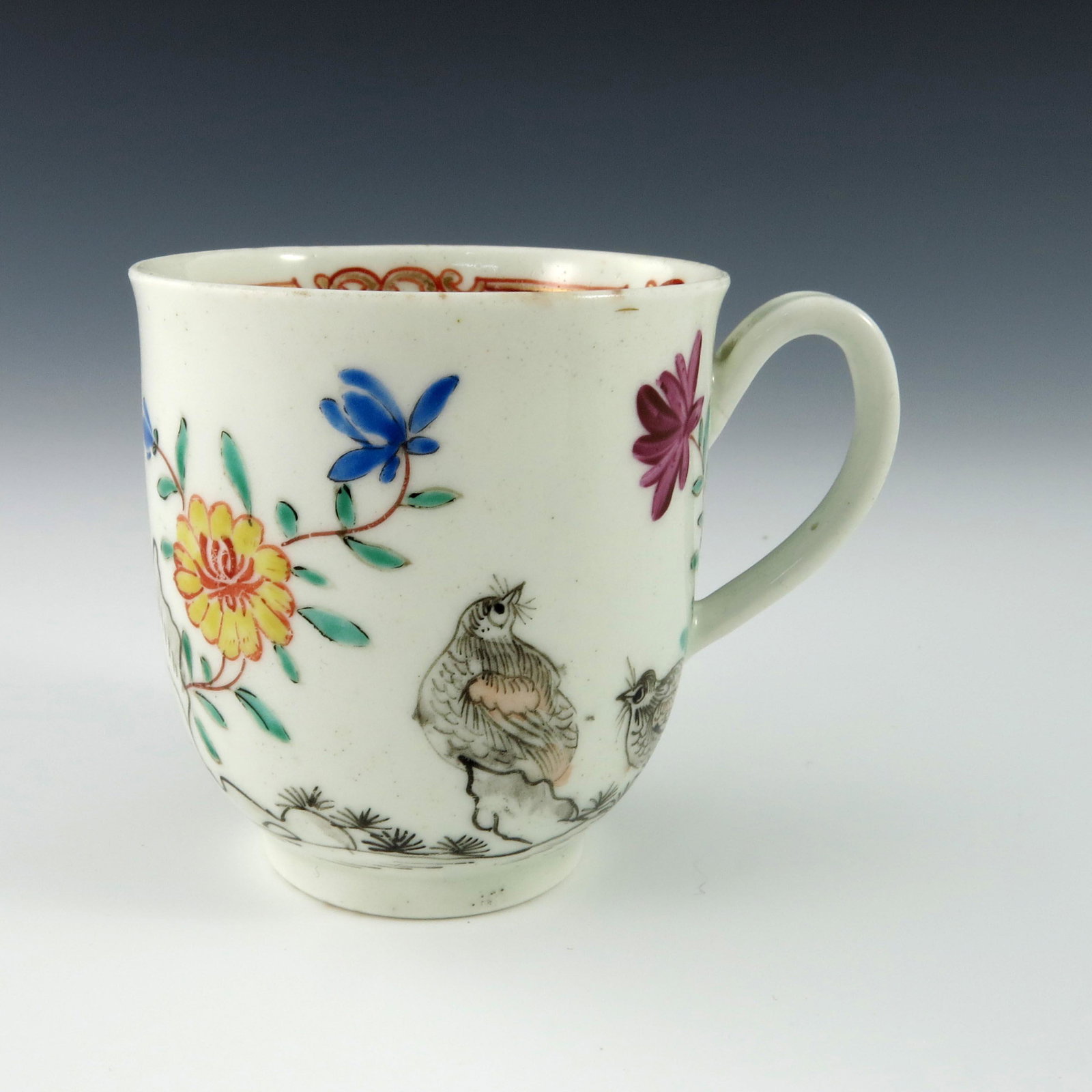 A Worcester polychrome coffee cup, circa (1 of 4)