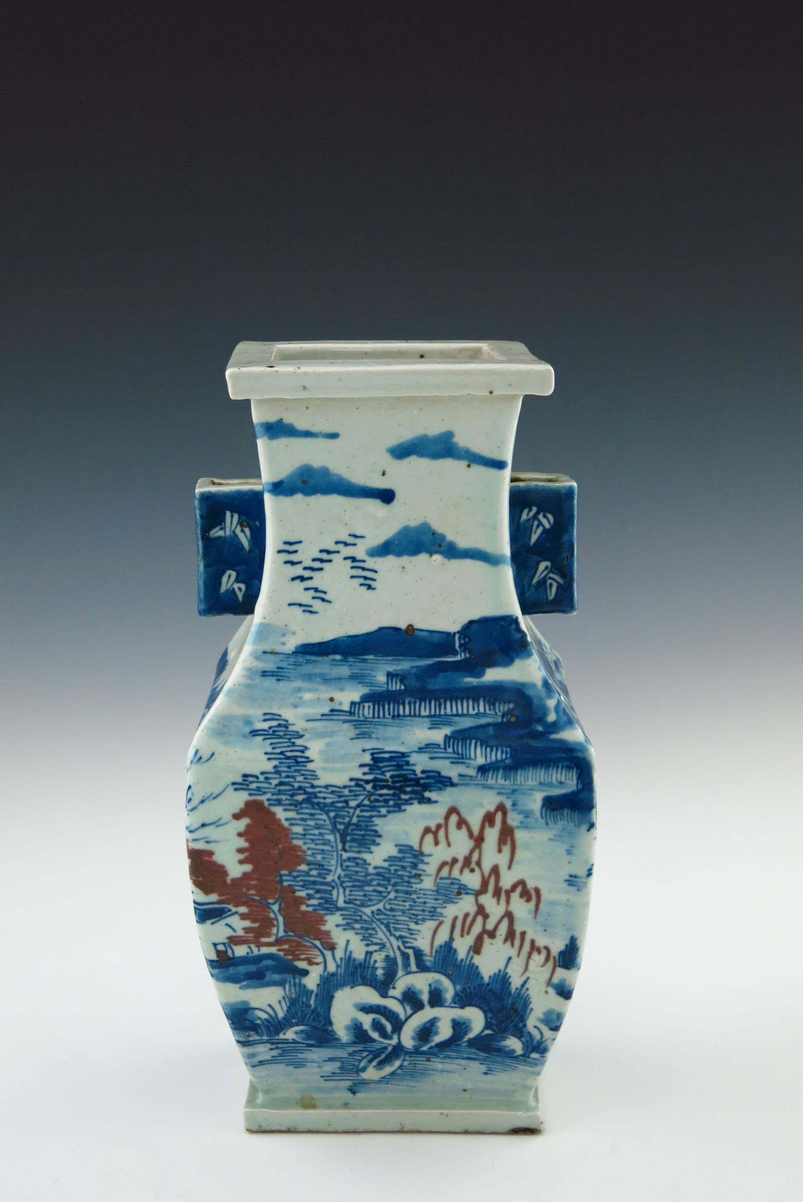 A Chinese provincial blue and white balu (1 of 6)