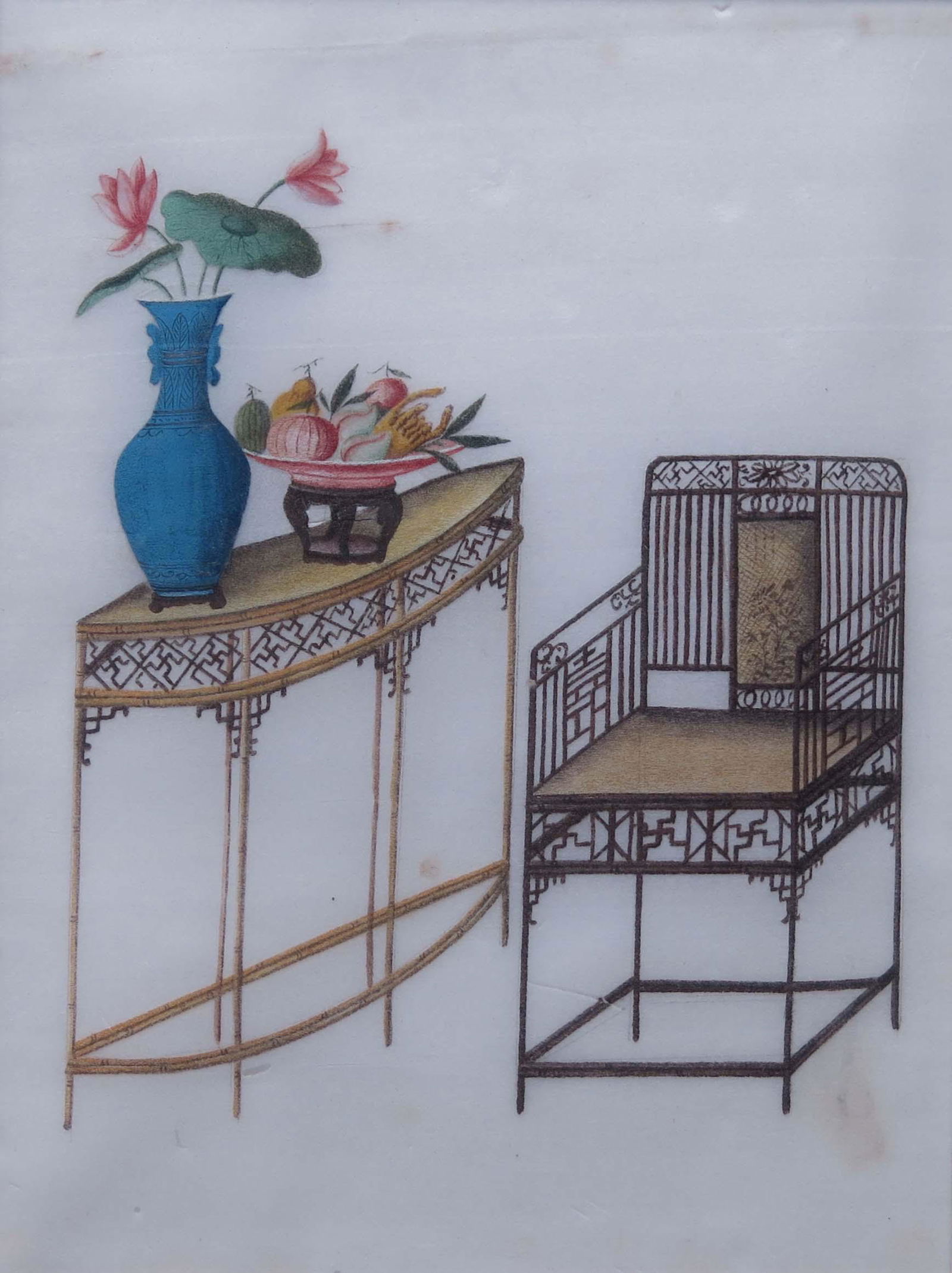 A series of eleven 19th Century Chinese (1 of 6)