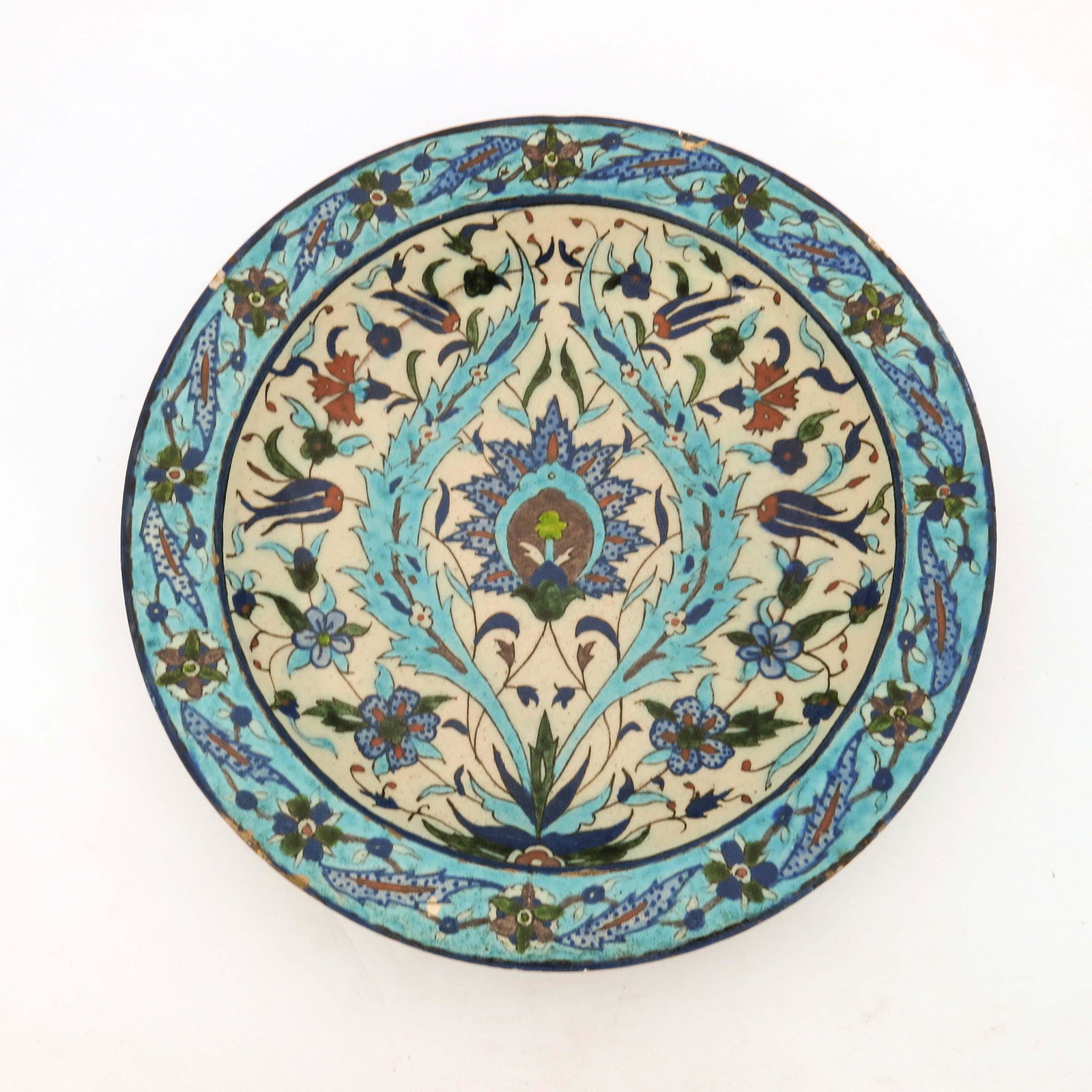 A traditional Iznik design tin glazed ea (1 of 3)