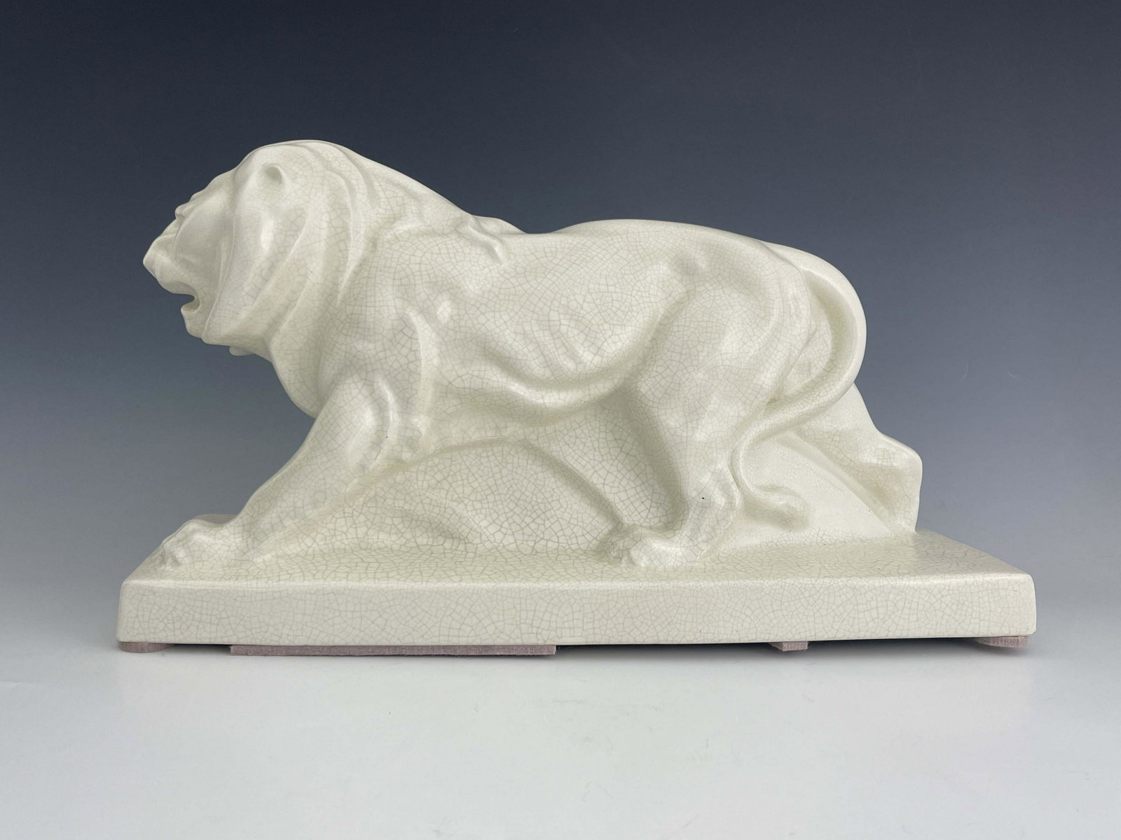 LeJan, Lion Peugeot, an Art Deco ceramic (1 of 7)