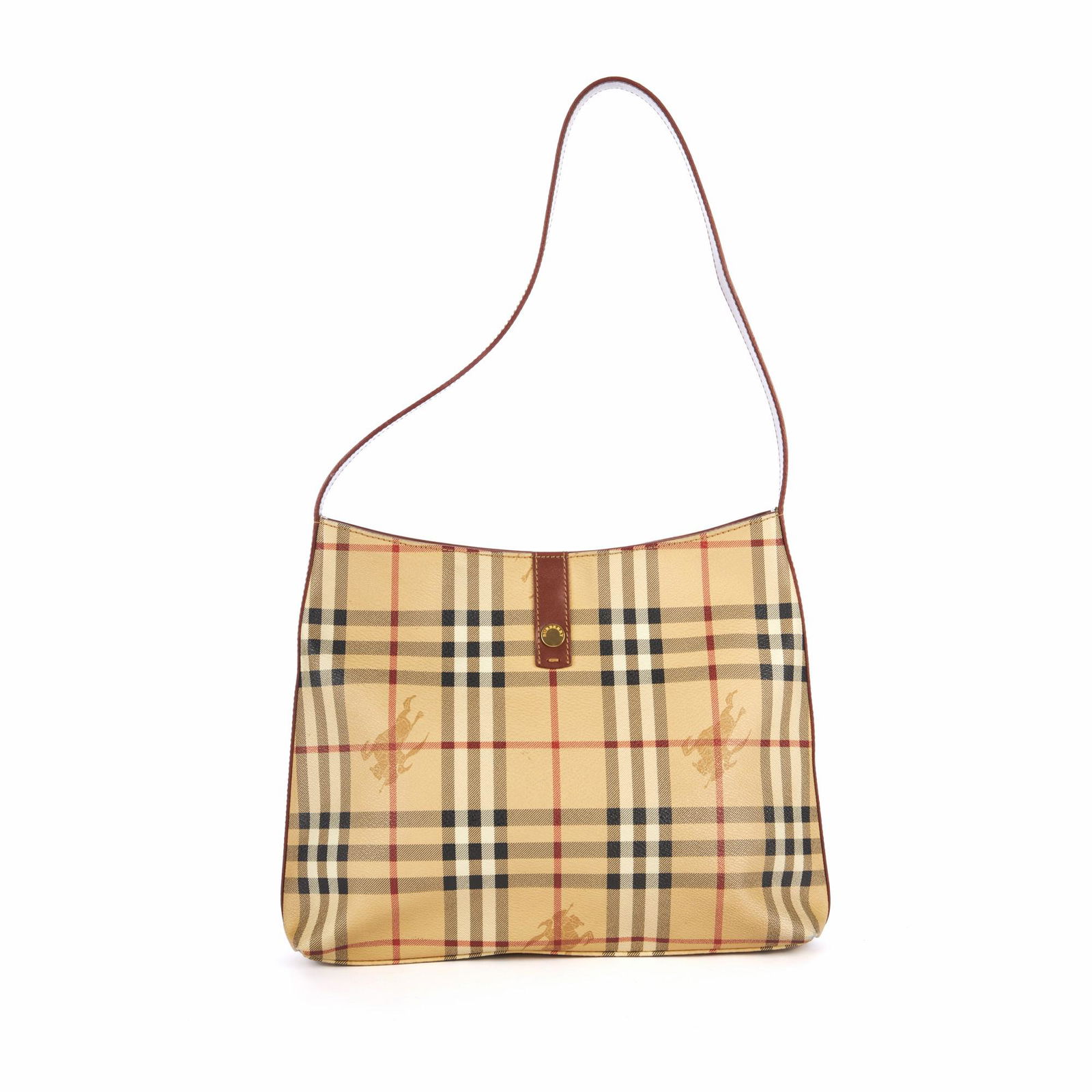 Burberry, a Haymarket Check handbag, fea (1 of 1)