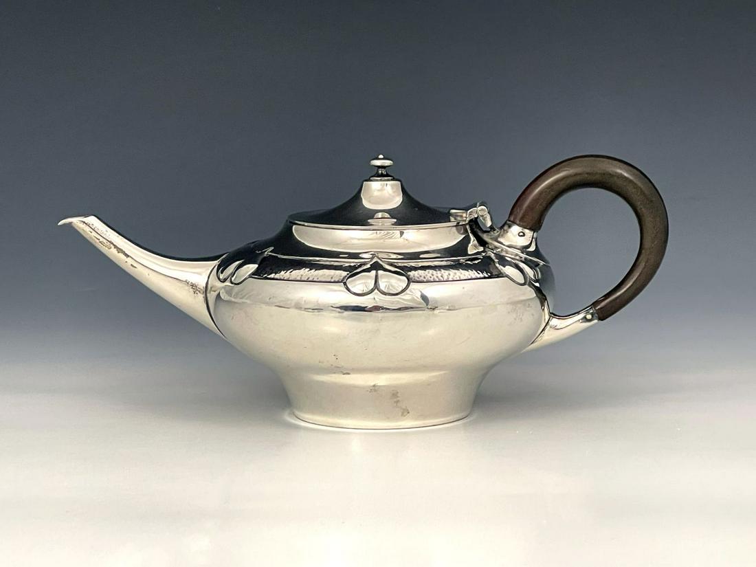 A E Jones, an Arts and Crafts silver tea (1 of 9)