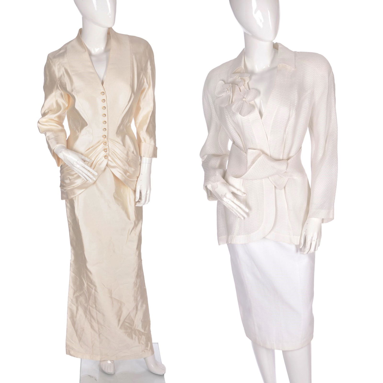 Thierry Mugler, two ladies outfits, to i (1 of 7)