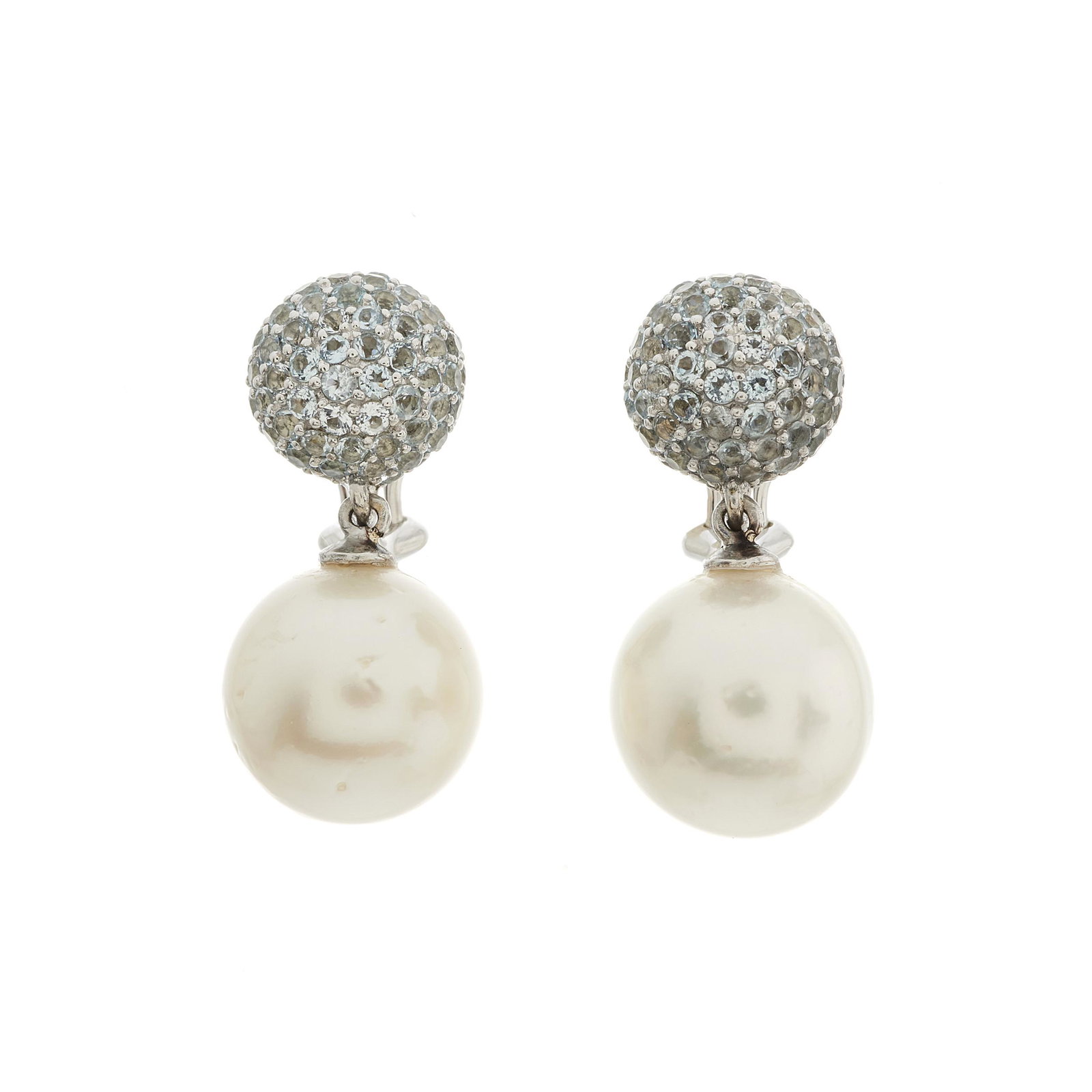 Seaman Schepps, a pair of 18ct gold aqua (1 of 2)