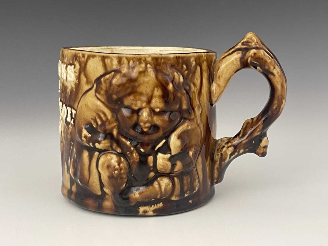 A Rockingham Ware Bennett Pottery Baltim (1 of 5)