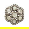 A late 19th century silver and gold, ros
