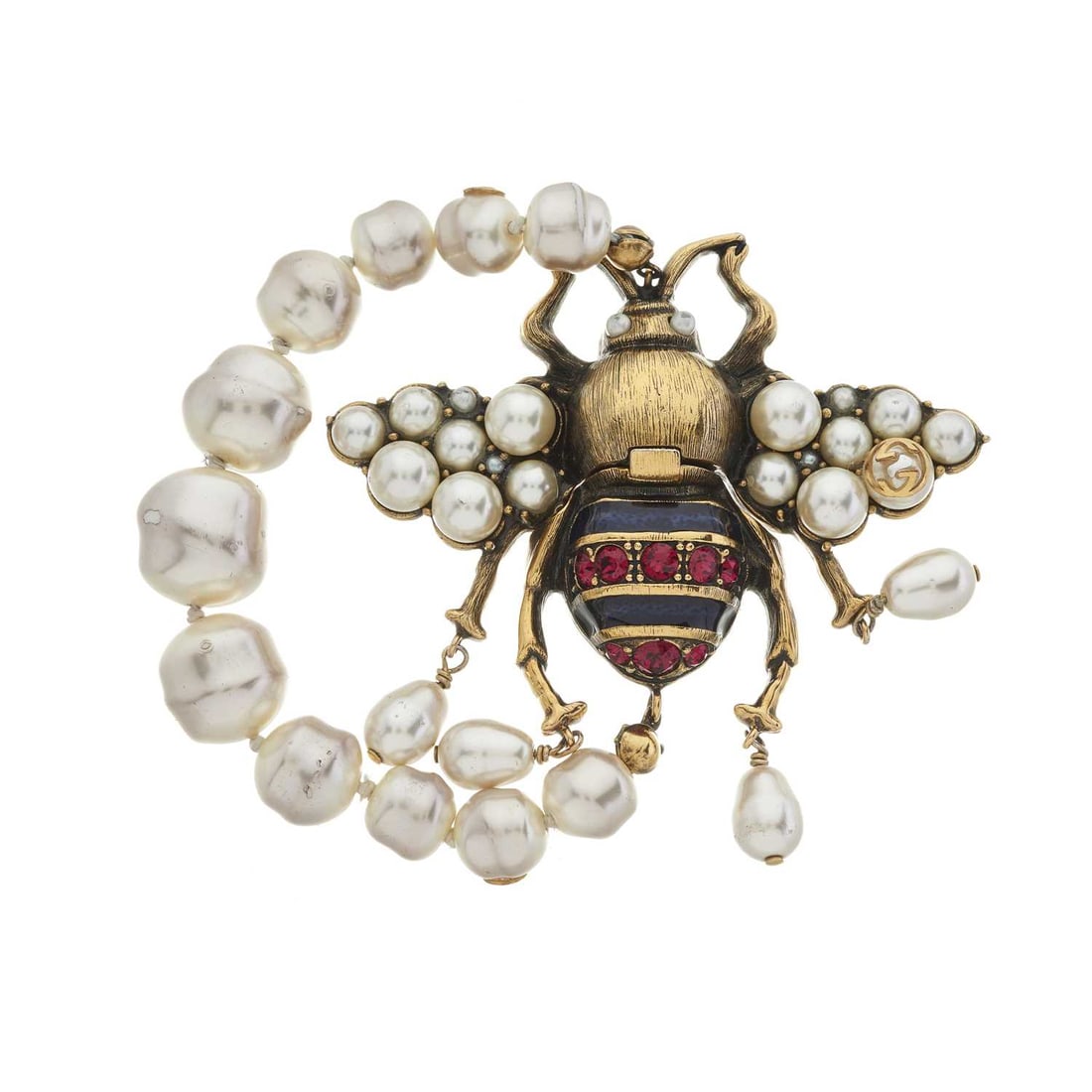 Gucci, a Bee bracelet, featuring a large (1 of 2)