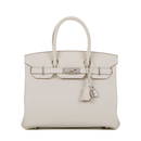 Hermes, a 2023 ivory Birkin 30 handbag,