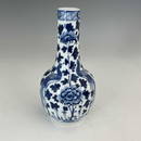 A Chinese bottle vase, 19th Century, dec