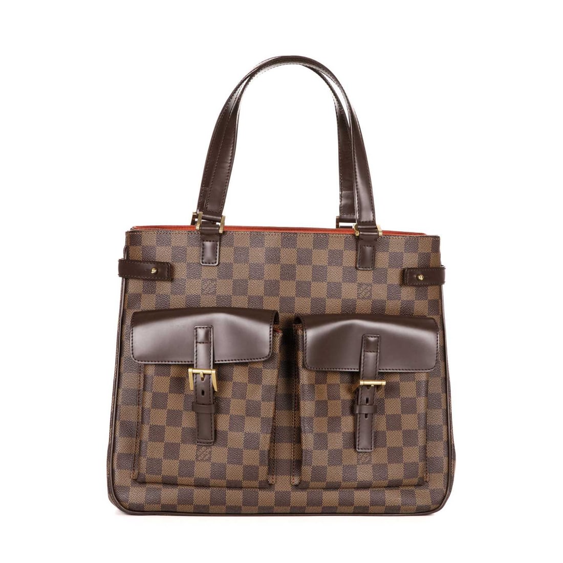 Louis Vuitton, a damier ebene Uzes handbag, designed with the maker's check coated canvas exterior (1 of 4)