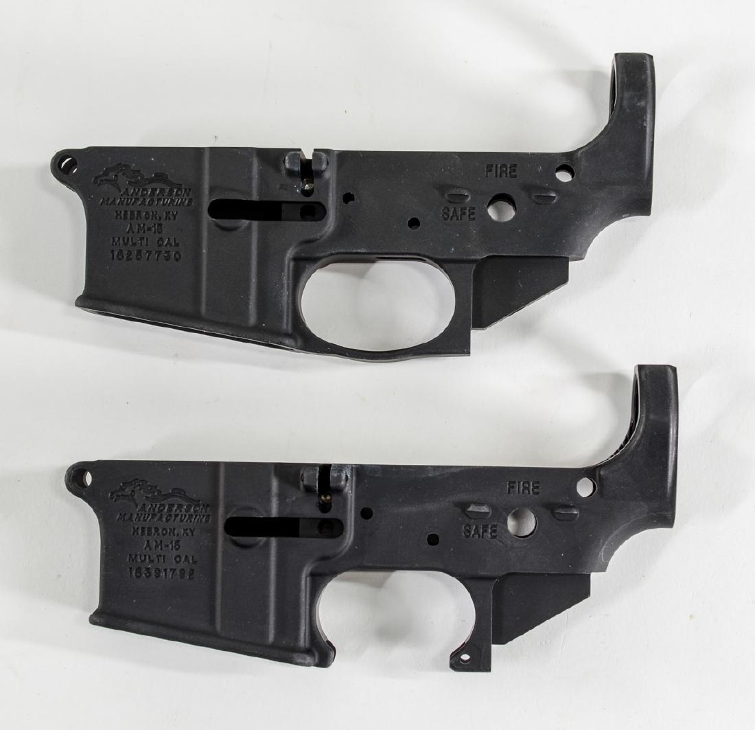 2 pack of lowers, New Virgin: Stripped Anderson AM-15 lowers. Factory New Old Stock. No Sale to Ban States