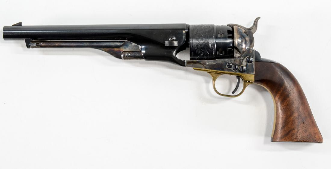 Uberti Navy BP Revolver: Excellent overall. Steel framed black powder reproduction. Ideal shooter from a decent company. *No FFL Needed