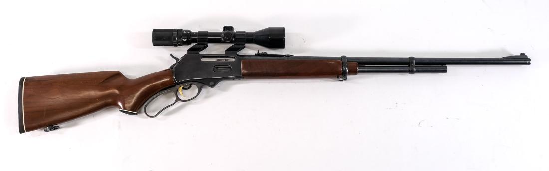 Mossberg 472PRA 30-30 Rifle: Moosberg 472 PRA in 30-30 win made between 1973-1974, 25" barrel. Comes with a Marlin scope. Stock is in excellent condition with minor wear. Light metal oxidation on the receiver top. Butt stock is i