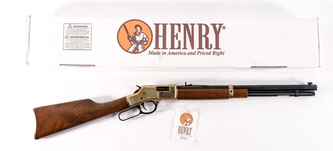 Henry Big Boy .44 Mag Rifle: Henry Big Boy Lever Action Rifle Chambered in 44 Magnum or Special. Model H006. New Old Stock, In the original Box with tags and papers. Unused. Minor Handling marks.