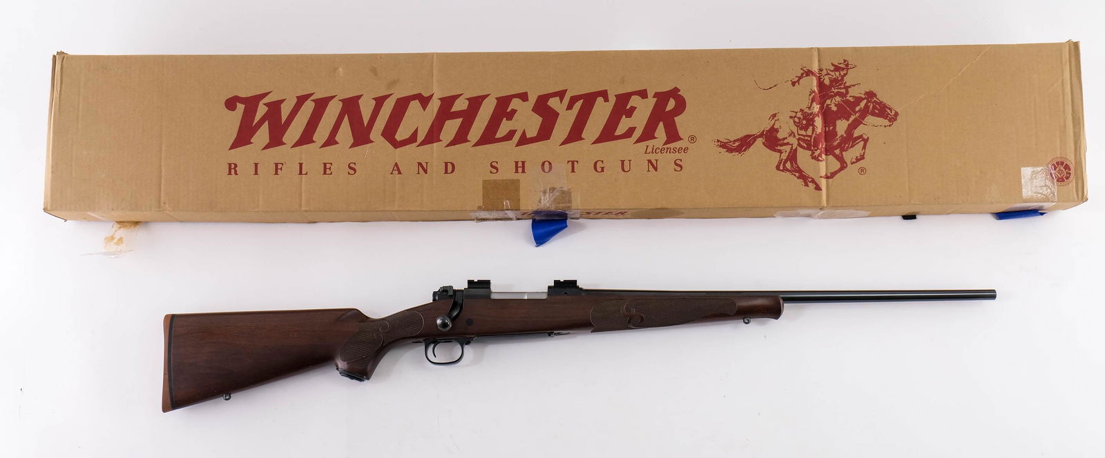 Winchester Model 70 XTR 22-250 Rifle: New in Box with Tags, Winchester Bolt Action Rifle in 22-250. Checkered Walnut Stock, Scope Mounts, Complete CLASS: MUST SHIP TO FFL Length: 22" Serial: G3011389 Manufacturer: WINCHESTER Firearmcalibe