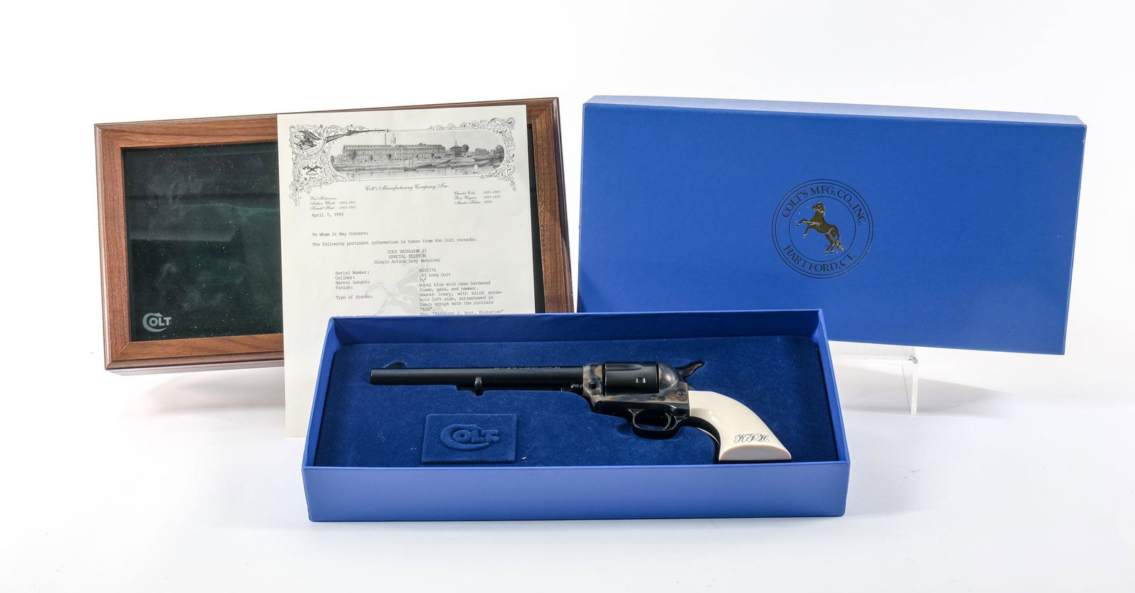 Colt Heirloom Kathleen Hoyt SAA Exceptional!: Exceptional Colt with Provenance from the late Colt Historian Kathleen Hoyt. Kathleen Hoyt was a well known highly regarded authority on SAA research during her tenure at Colt. Obtained directly from 