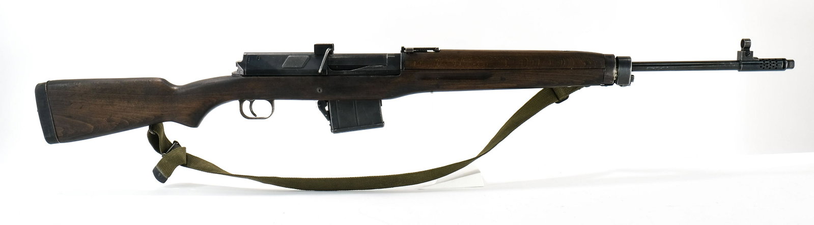 Egyptian Hakim Rifle 7.92X57 Mauser: Egyptian Hakim Rifle in 7.92X57 Mauser with a ten, round removable magazine and a 25" barrel. The butt plate has been modified to an aftermarket rubber pad in good condition with moderate wear, no dam