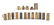 19 pcs WWI Trench Art