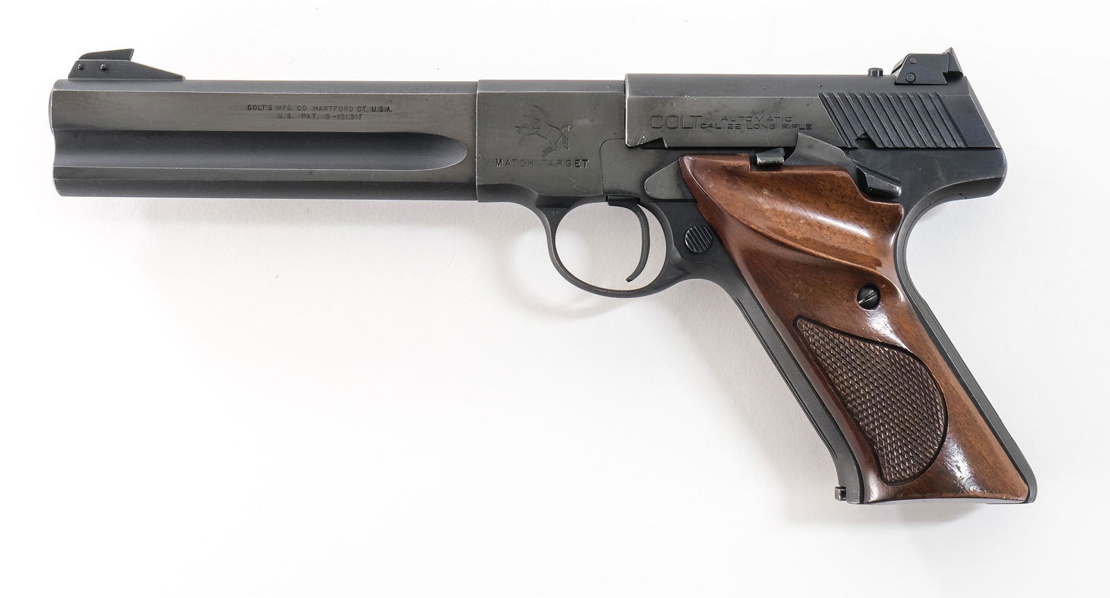 Colt Woodsman Match Target .22 LR Pistol: UPDATE: This gun has incorrect 3rd series grips installed and they are interfering with the magazine release button. 2nd Series Manufactured in 1953 Colt PT.F.A MFG. CO. Woodsman Second Series Match T