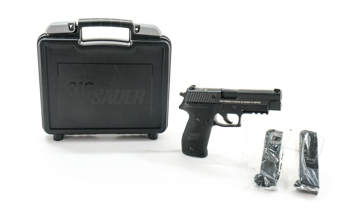 Sig Sauer Mk 25 OHT Special Edition: Sig Sauer MK25 Operation Hat Trick Special Edition and service weapon of the U.S. Navy SEALs. This pistol features the Operation Hat Trick logo on the top of the slide, the OHT tagline on the right si