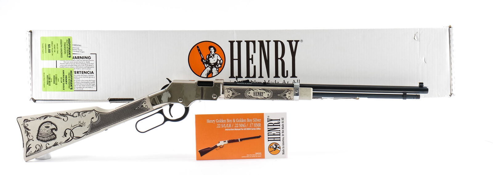 Henry Golden Boy American Eagle 22 Rifle Sep 27 Connecticut Firearms Auction In Ct