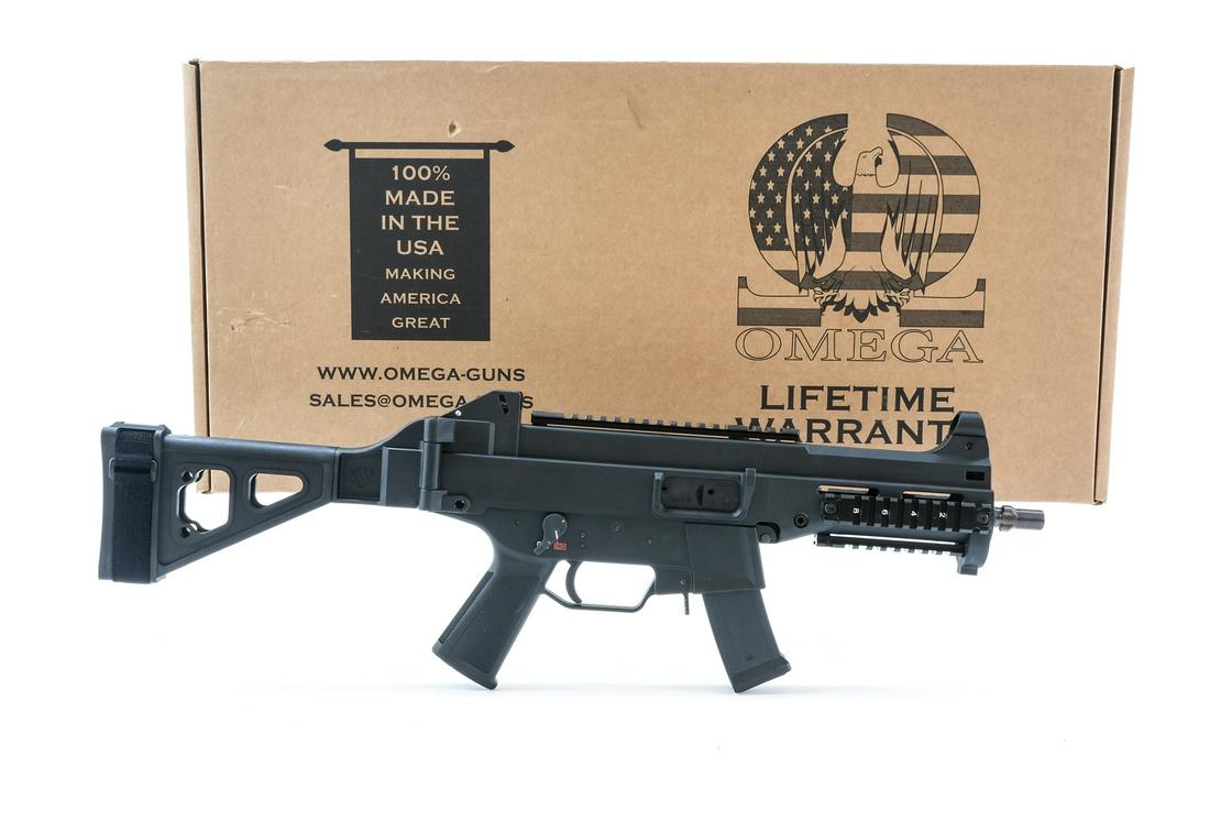 HK UMP Clone Omega Gideon 9mm Pistol: Description The H&K UMP is a widely sought after firearm with authentic Heckler & Koch UMP's never being imported (select fire, no real semi's) which has lead to several domestic manufacturers to crea