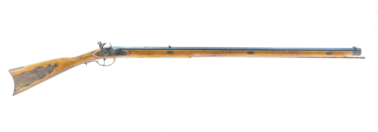 Numrich Arms The Minuteman .36 Flintlock: Description Numrich Arms model The Minuteman in .36 caliber black powder in a single shot with a 39" octagonal barrel. Bore at the muzzle measures .35 on our micrometer. Metal butt plate with small do