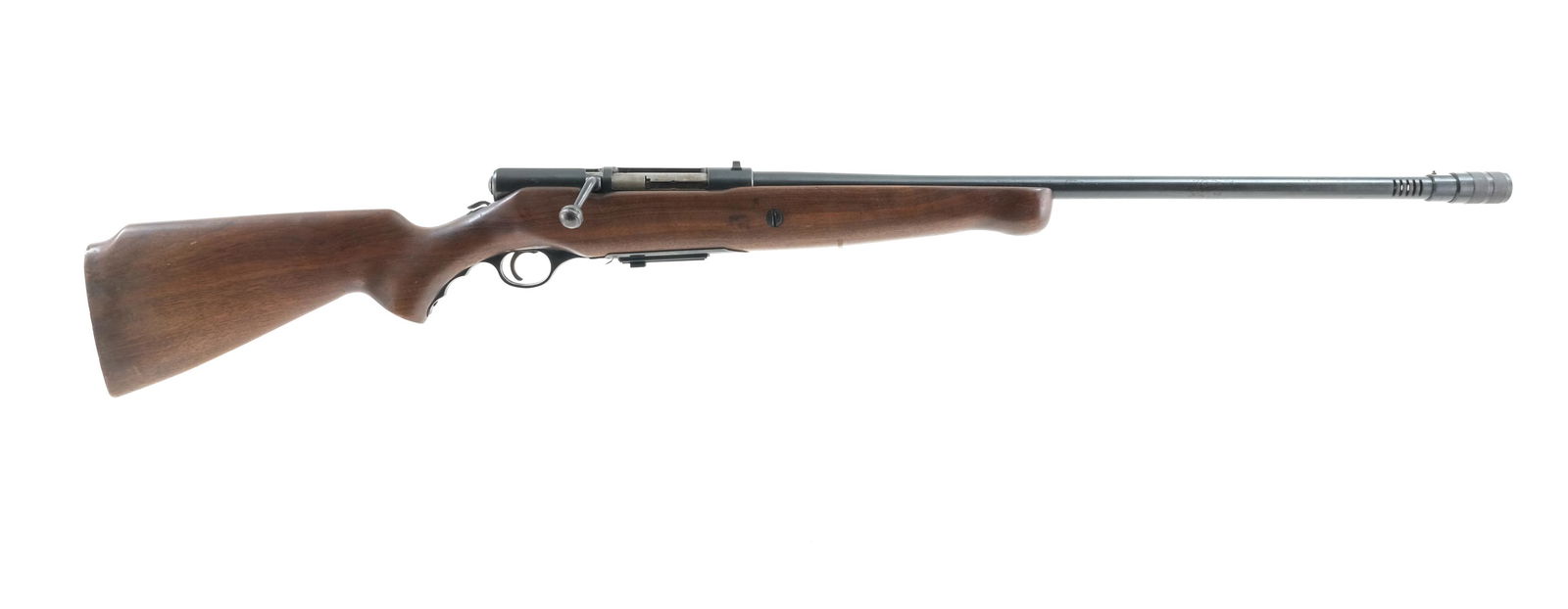 Mossberg 185K-B 12ga Bolt Action Shotgun: Description Mossberg Model 185K-B in 12 gauge 2 3/4" with one, two round removable magazine and a 26" barrel with C-Lect-O-Choke Model 20 adjustable choke muzzle device. No butt plate on this shotgun.