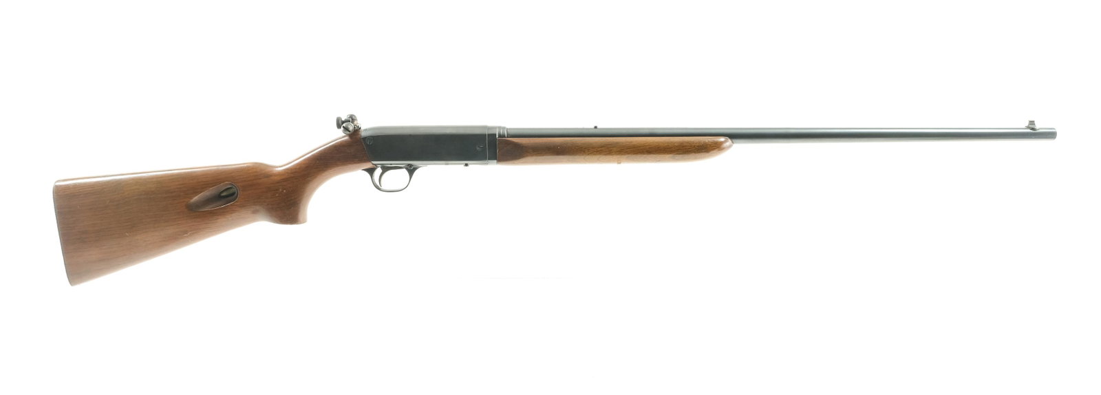 Remington 241 Speedmaster .22 S Rifle: Description Remington Model 241 The Speedmaster in .22 Short with a ten round internal magazine tube capacity. Remington checkered metal butt plate. Smooth wood stock and front foregrip. This is a Tak